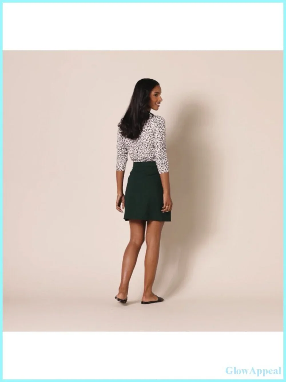 Women's Ponte Pull-On Mini A-Line Skirt Casual